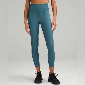 lululemon athletica High-Rise Ribbed Leggings Teal
